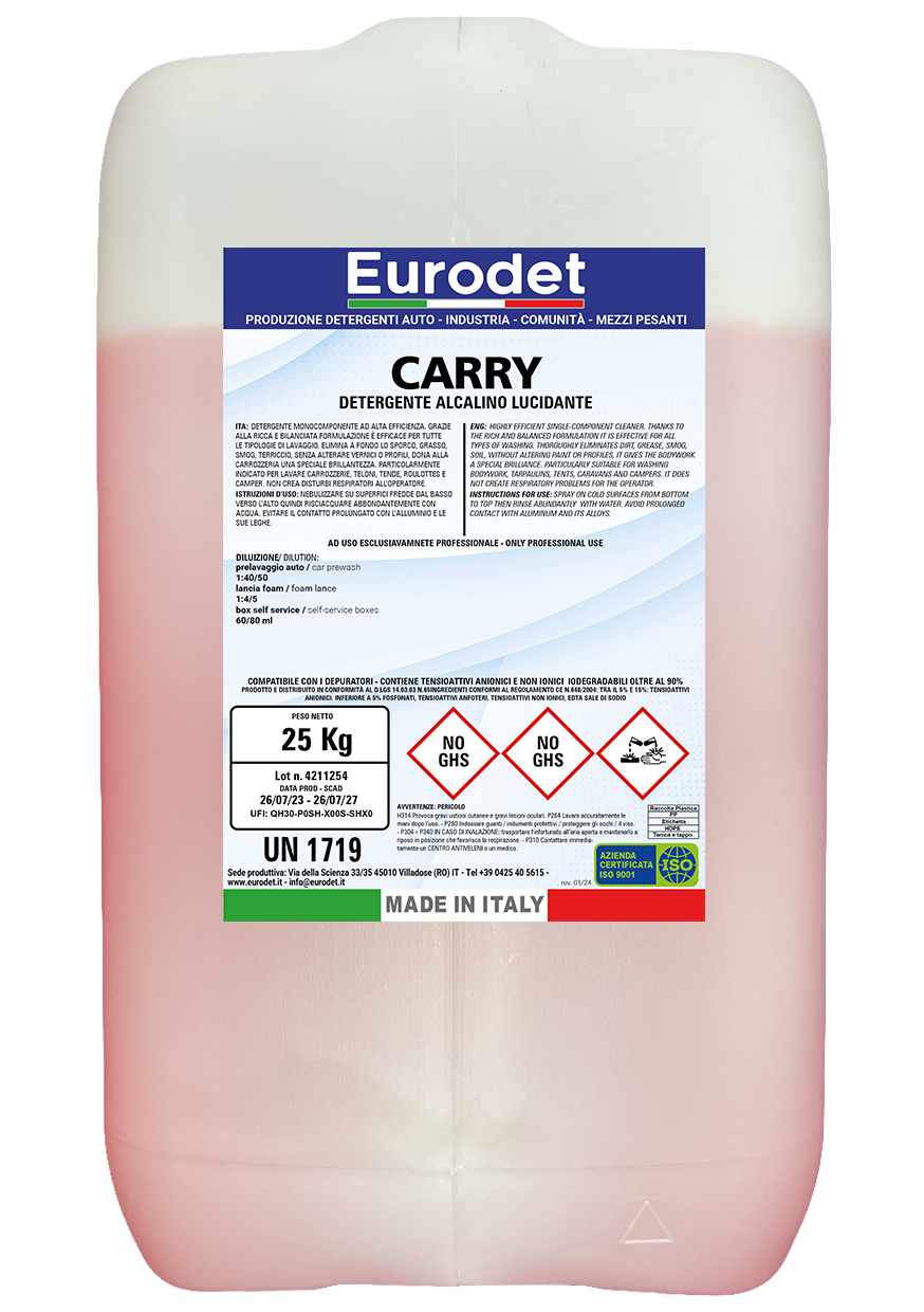 CARRY kg 25 - Detergente monocomponente per lavaggi generali (Copia)