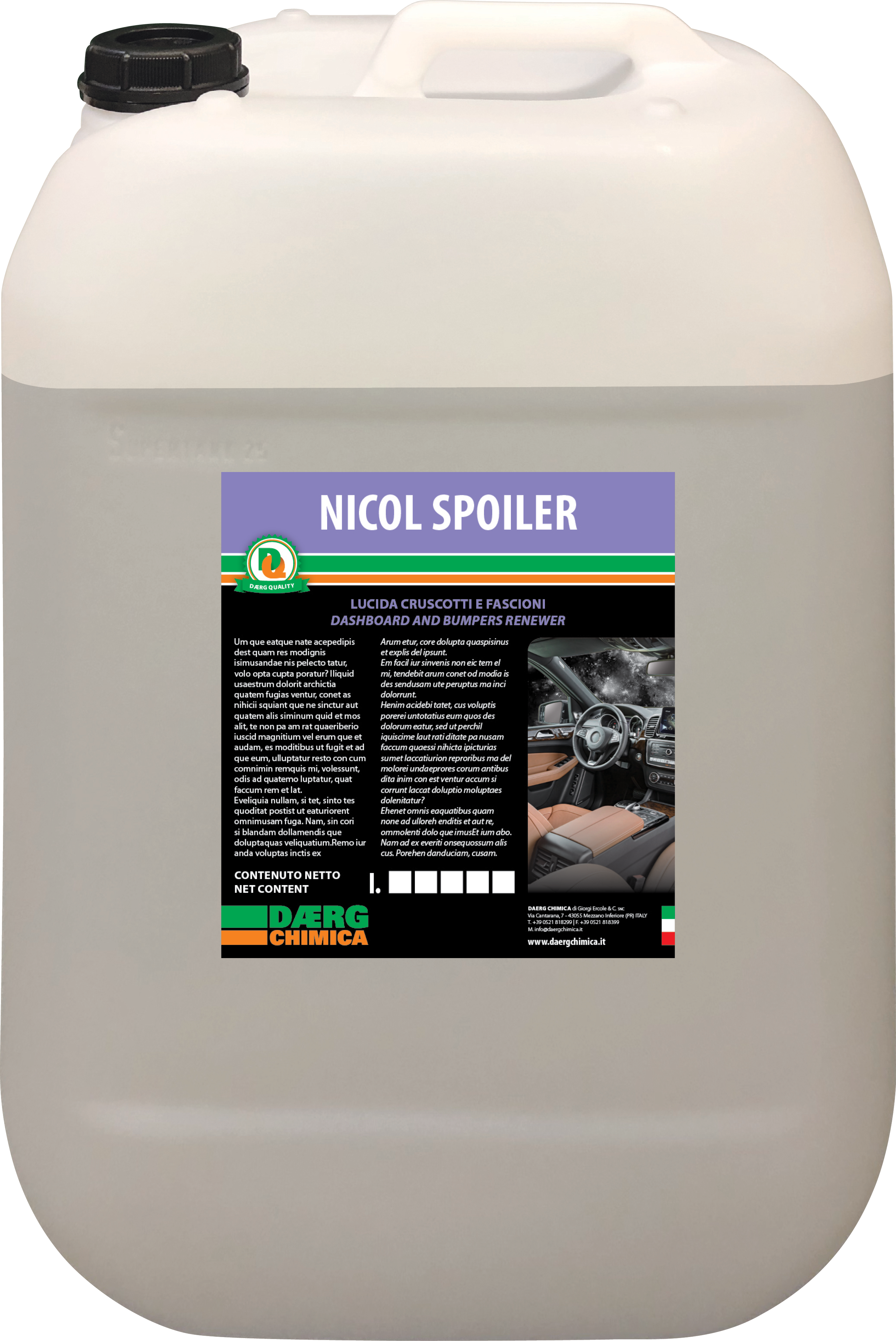 NICOL SPOILER kg 10 - rinnova cruscotti e fascioni