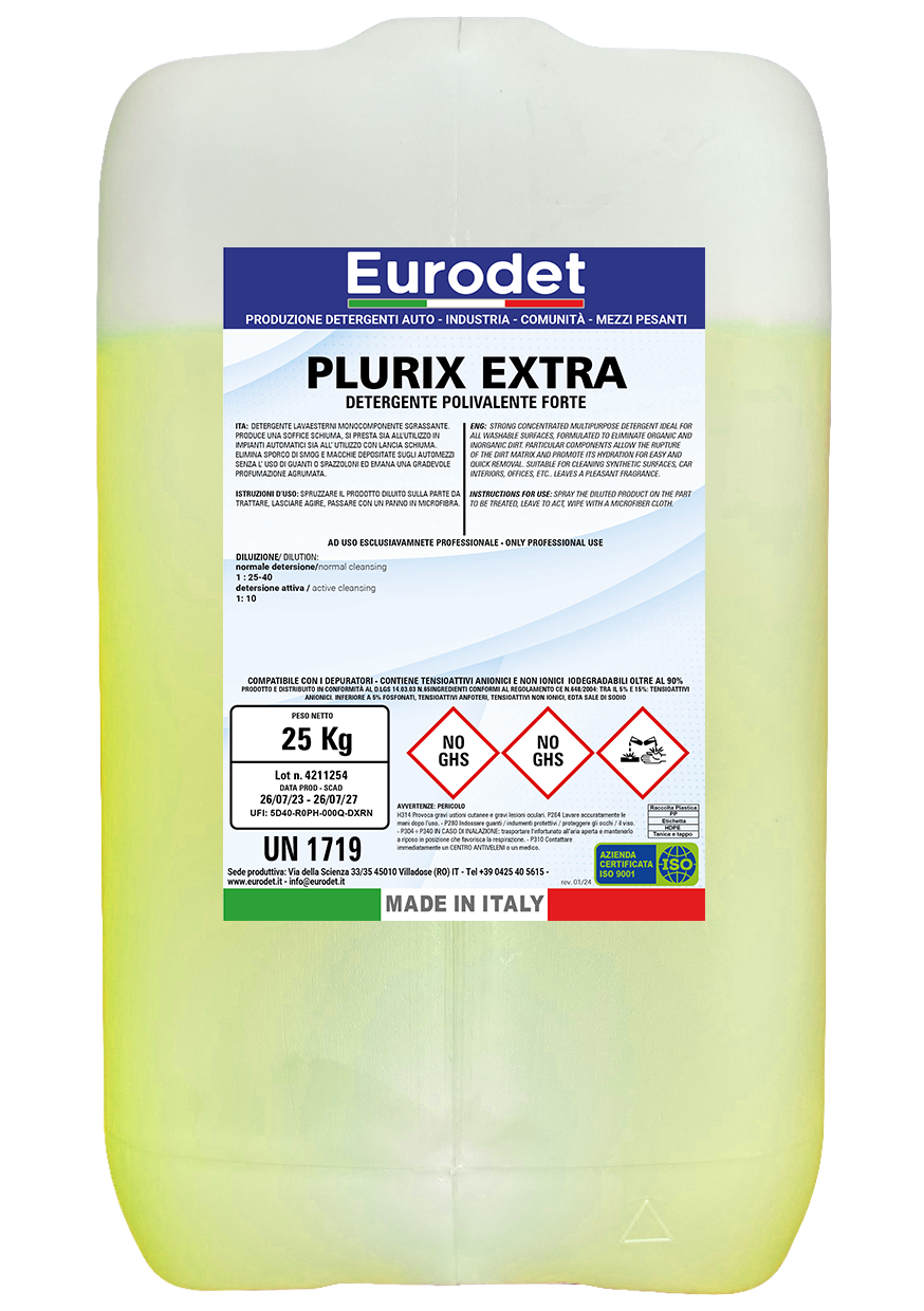 PLURIX EXTRA kg 25 - Detergente polivalente forte
