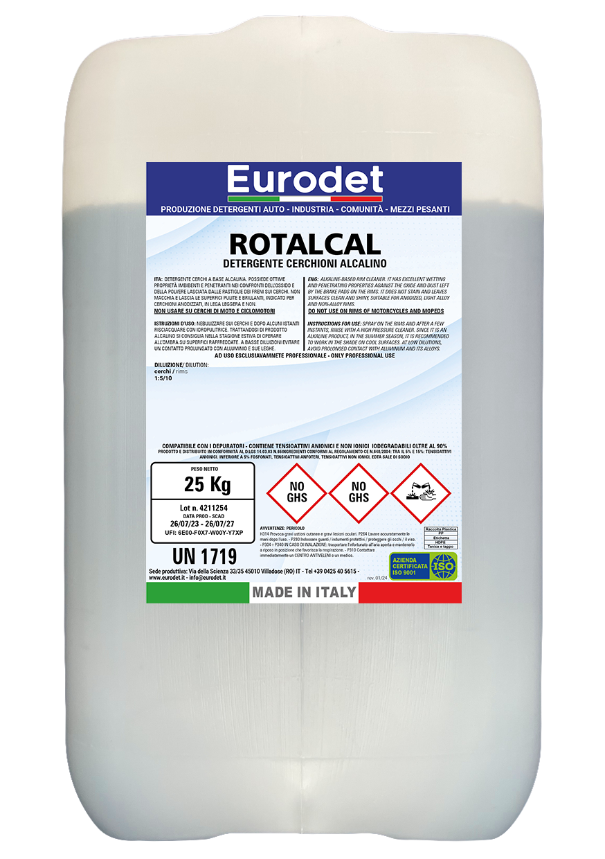 ROTALCAL kg 10 - Detergente cerchioni alcalino