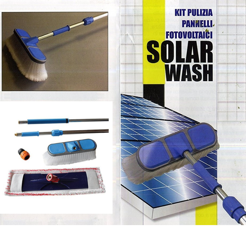 SOLAR WASH Kit pulizia pannelli fotovoltaici